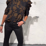 Laluna® | Blouse Pompmouw Ruche
