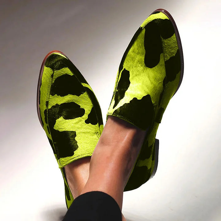 Ivy - Comfortabele mocassins - Groen (bijna uitverkocht)