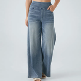 Comfortabele jeans met hoge taille