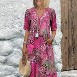 Bente | Levendige bloemenjurk