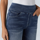 Comfortabele jeans met hoge taille