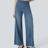 Comfortabele jeans met hoge taille
