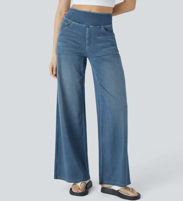 Laluna® | Comfortabele jeans met hoge taille