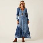 Trixie - Vintage midi-jeansjurk
