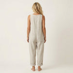Stefanie - Denim jumpsuit met knoopbandjes - afbeelding 8