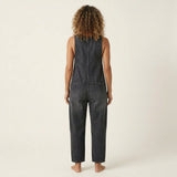 Stefanie - Denim jumpsuit met knoopbandjes - afbeelding 4