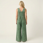 Suzan - Denim jumpsuit met wijde plooipijpen - afbeelding 6