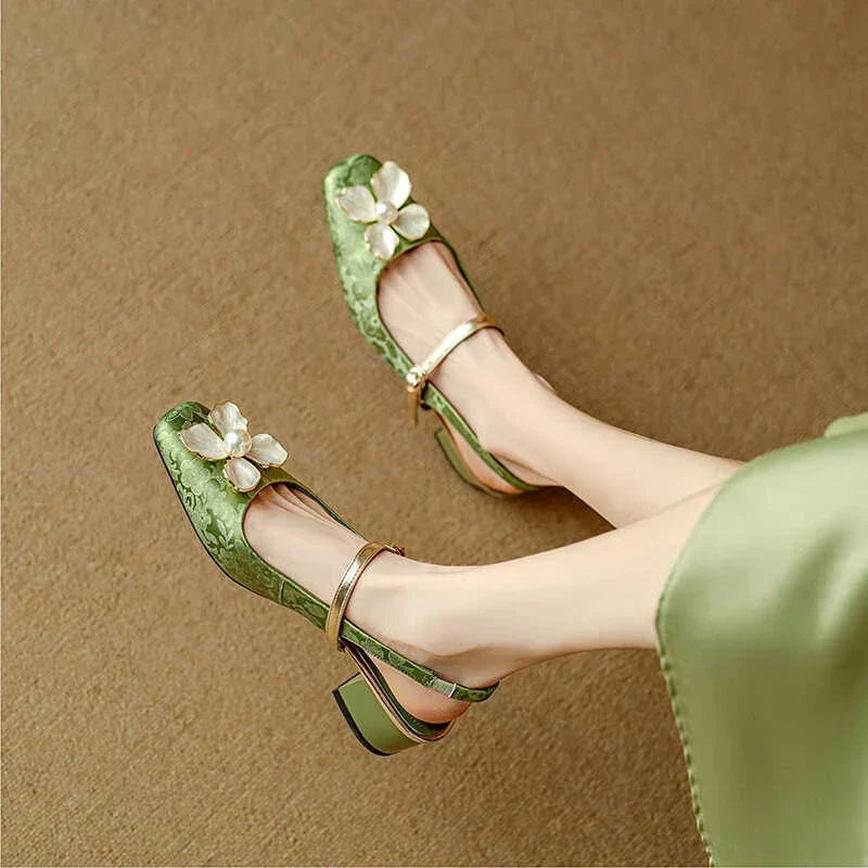 Janine - Pumps met hielbandje