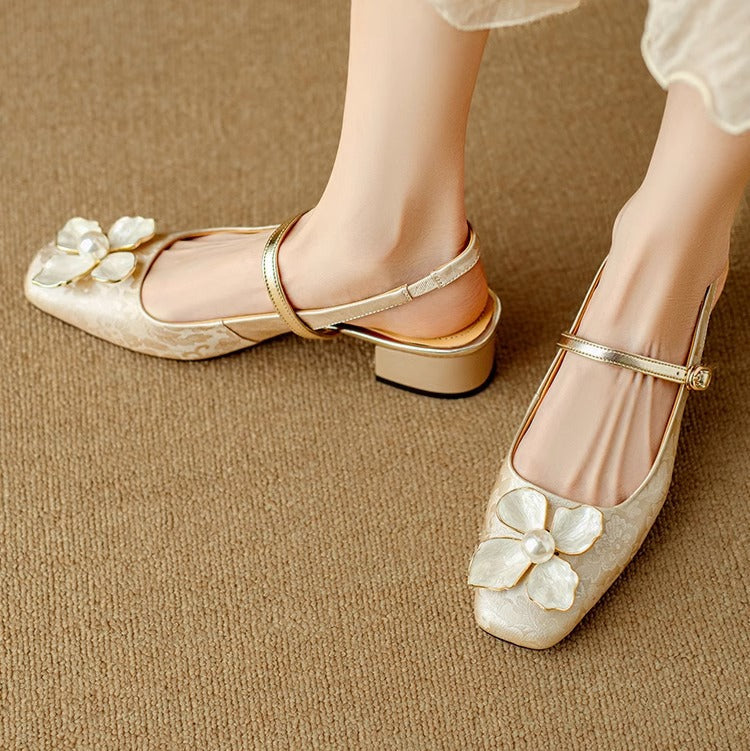 Janine - Pumps met hielbandje
