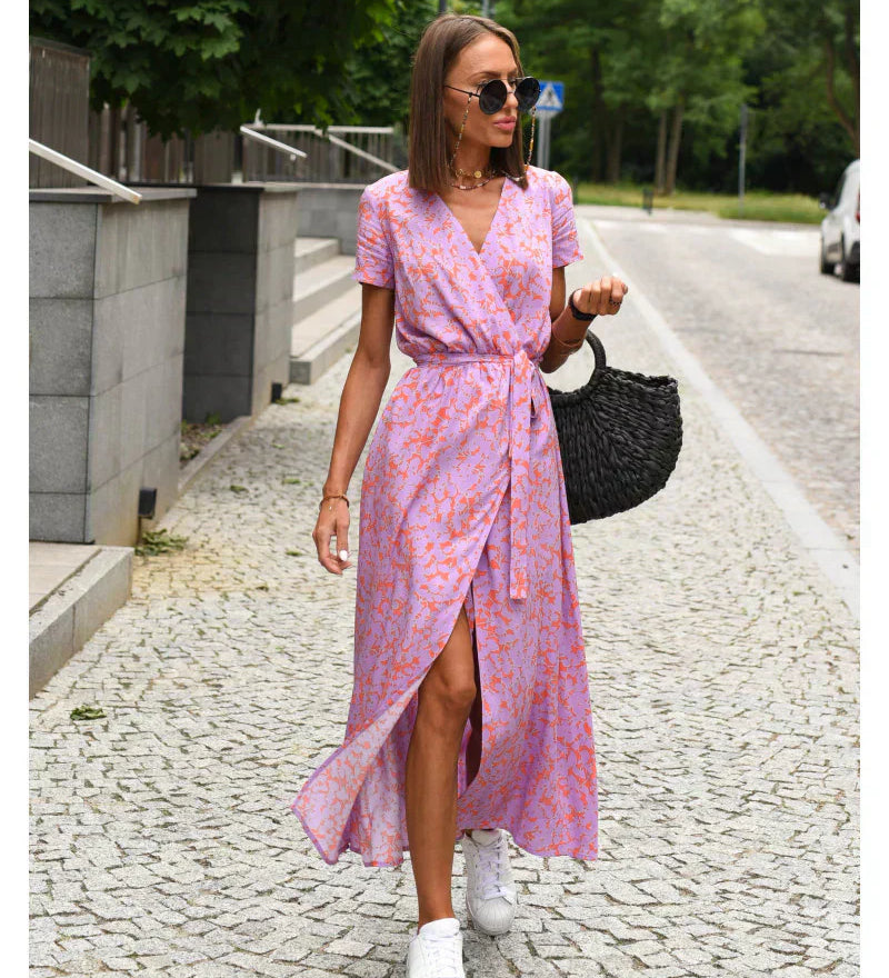 Zoë | Elegante zomerjurk met V-hals