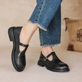 Clara - Elegante Mary-Jane-schoenen - Zwart