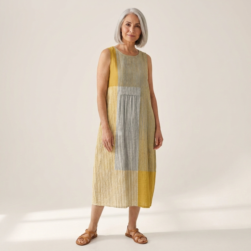 Aline - Mouwloze midi-jurk - afbeelding 2