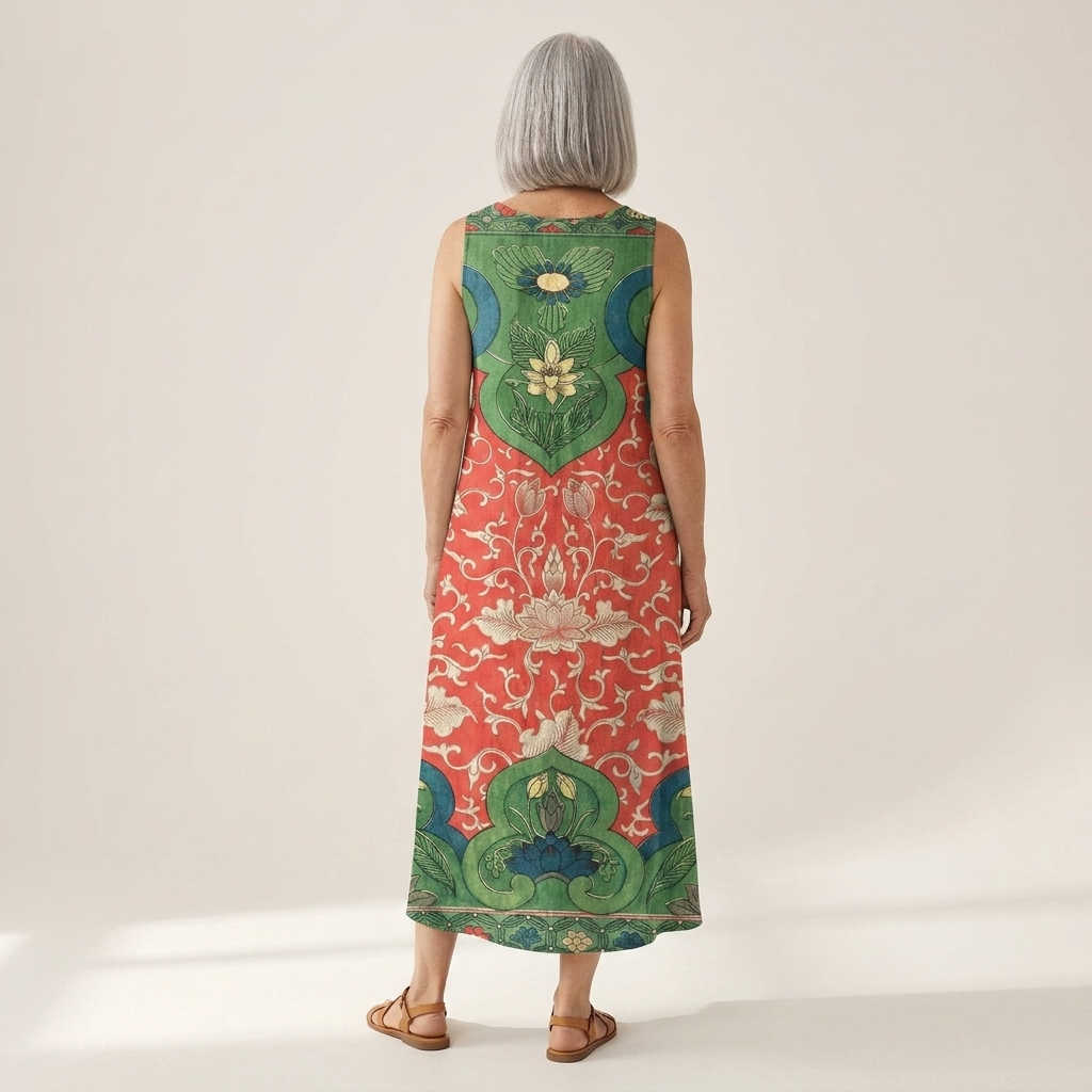 Amara - Mouwloze midi-jurk - afbeelding 4
