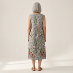 Aria - Mouwloze midi-jurk - afbeelding 4