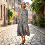Aria - Mouwloze midi-jurk - afbeelding 5