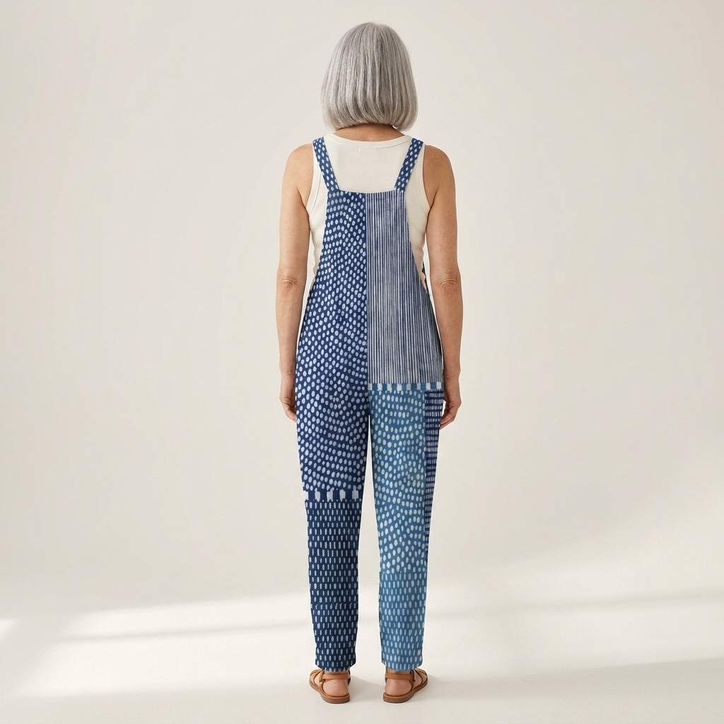 Anouk - Kleurrijke bedrukte tuinbroek - afbeelding 4
