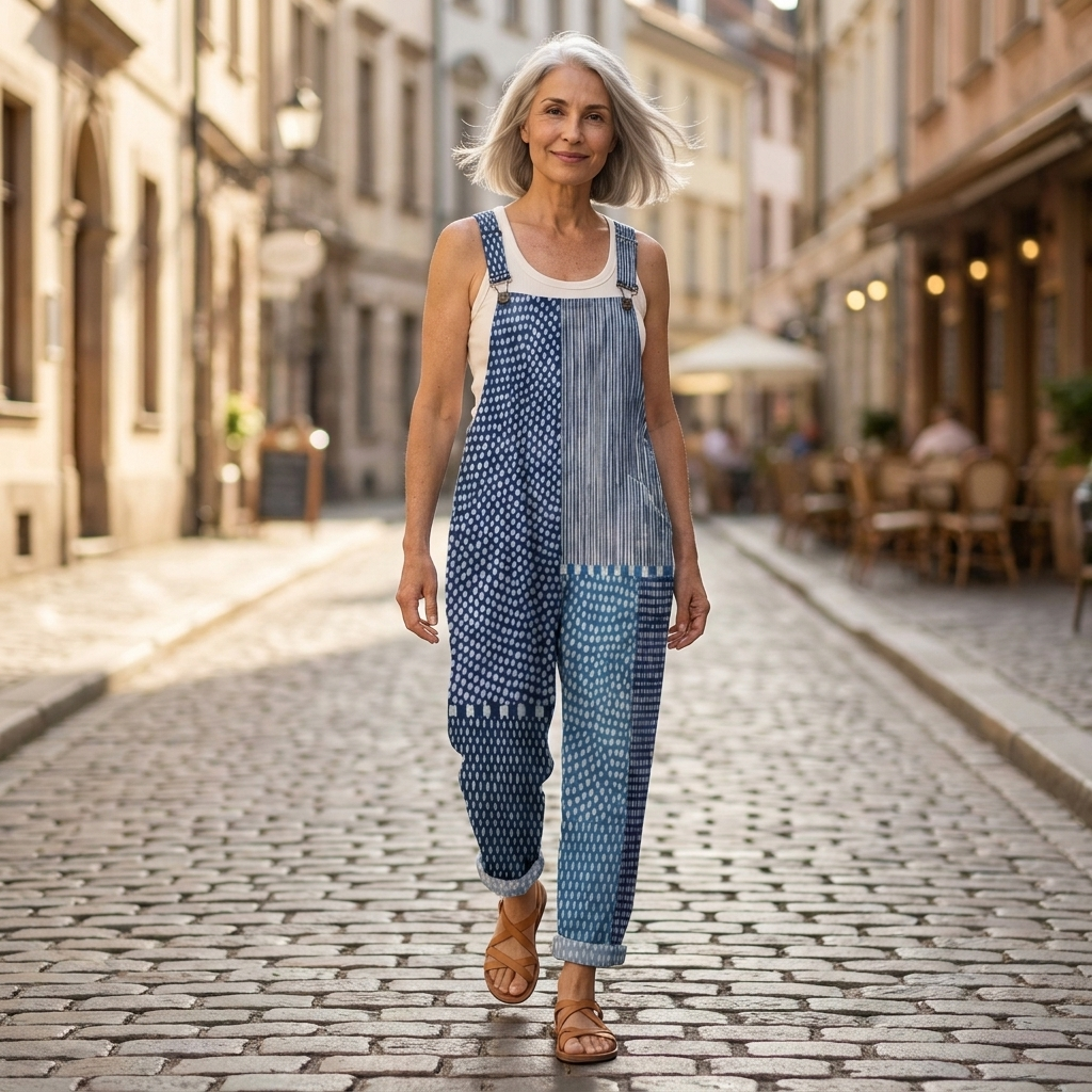 Anouk - Kleurrijke bedrukte tuinbroek - afbeelding 5