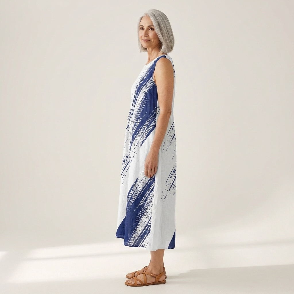 Elena - Mouwloze midi-jurk - afbeelding 3