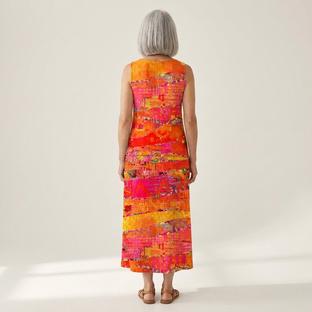 Ivy - Mouwloze midi-jurk - afbeelding 4