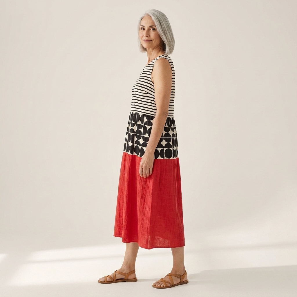 Layla - Mouwloze midi-jurk - afbeelding 3