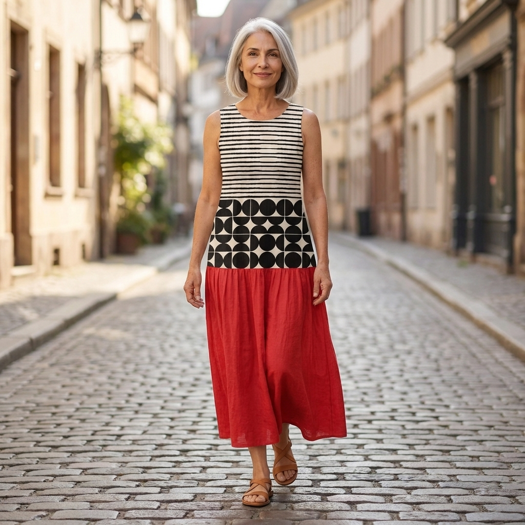 Layla - Mouwloze midi-jurk - afbeelding 5