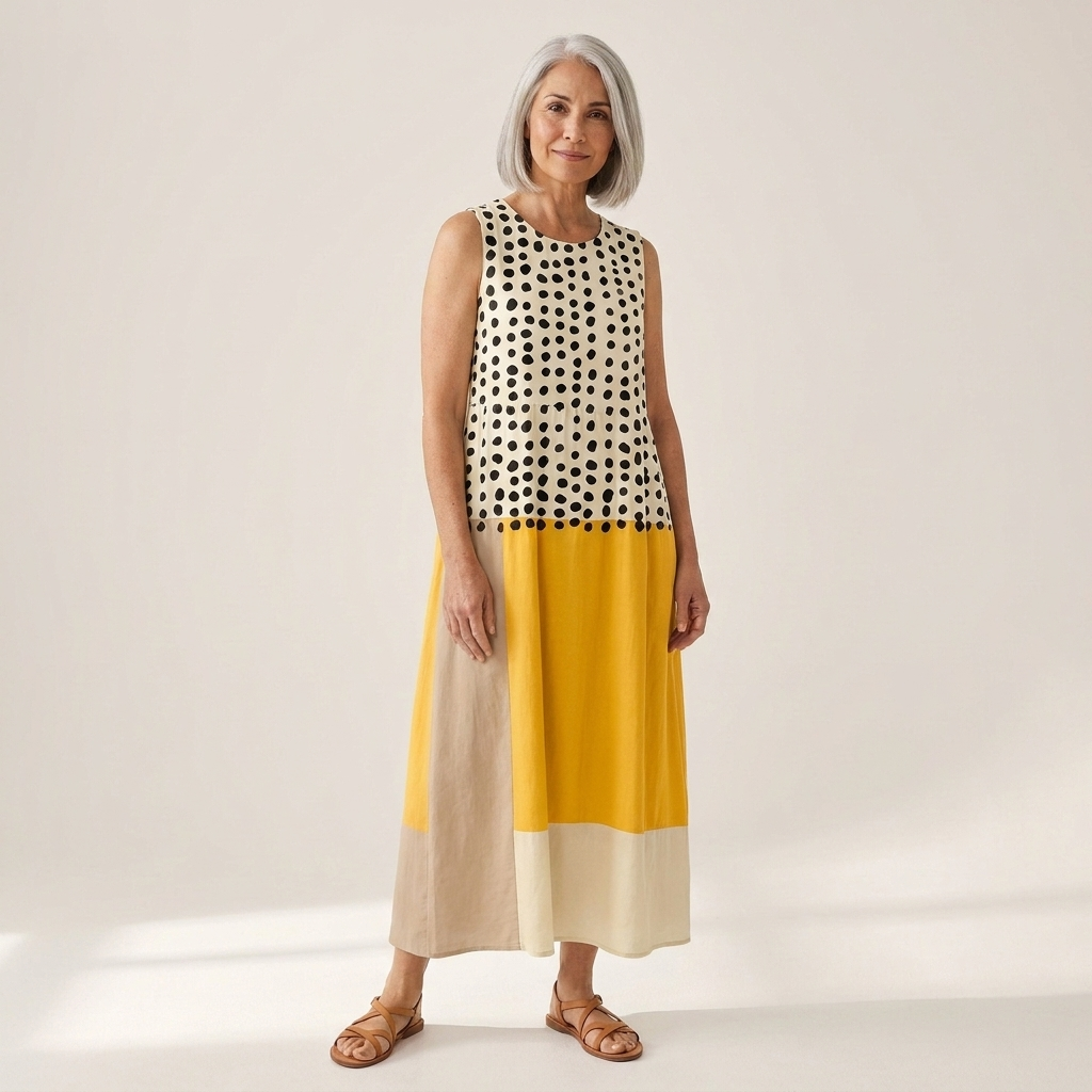 Leah - Mouwloze midi-jurk - afbeelding 2