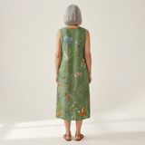 Lila - Mouwloze midi-jurk - afbeelding 4