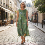 Lila - Mouwloze midi-jurk - afbeelding 5