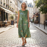 Lila - Mouwloze midi-jurk - afbeelding 5