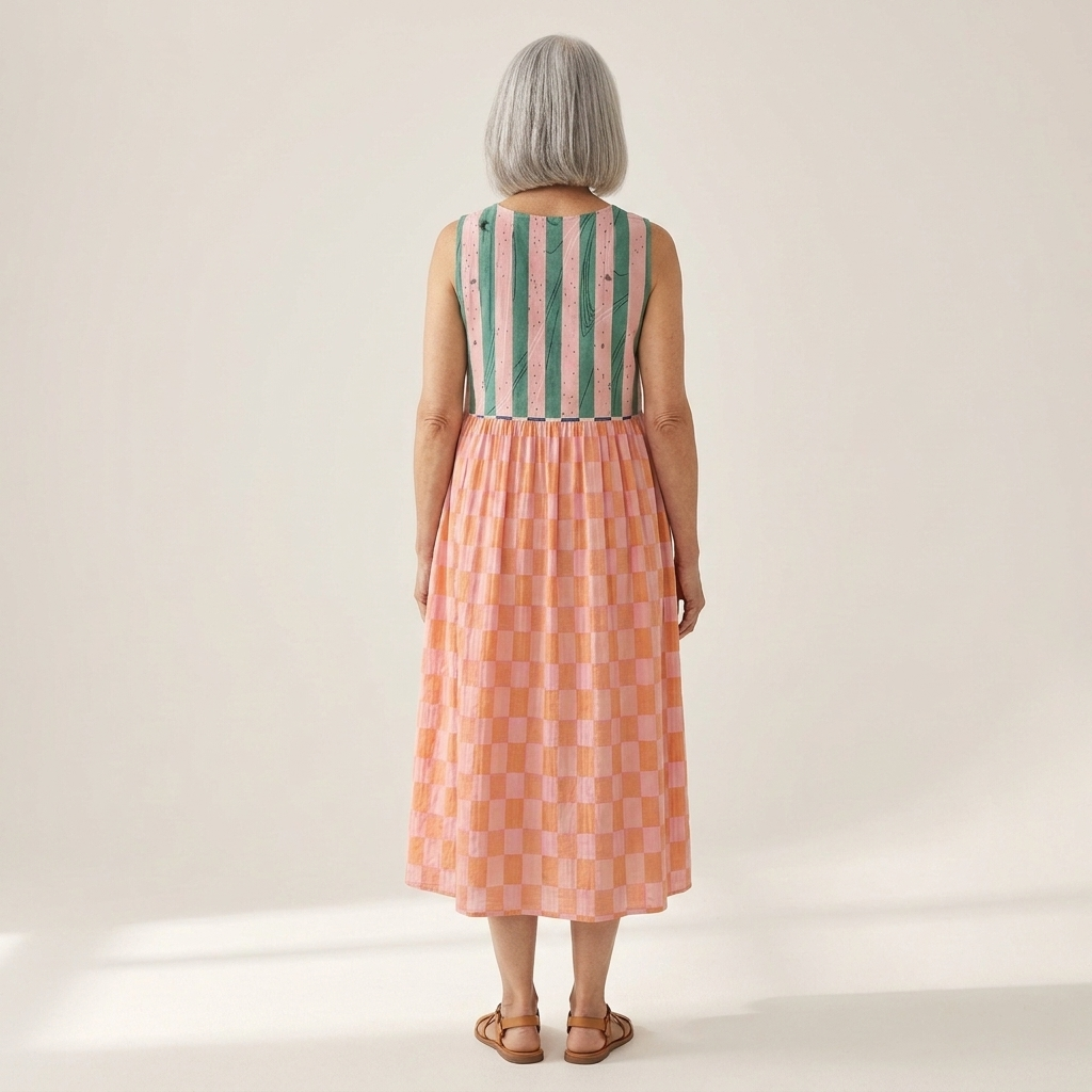 Lily - Mouwloze midi-jurk - afbeelding 4