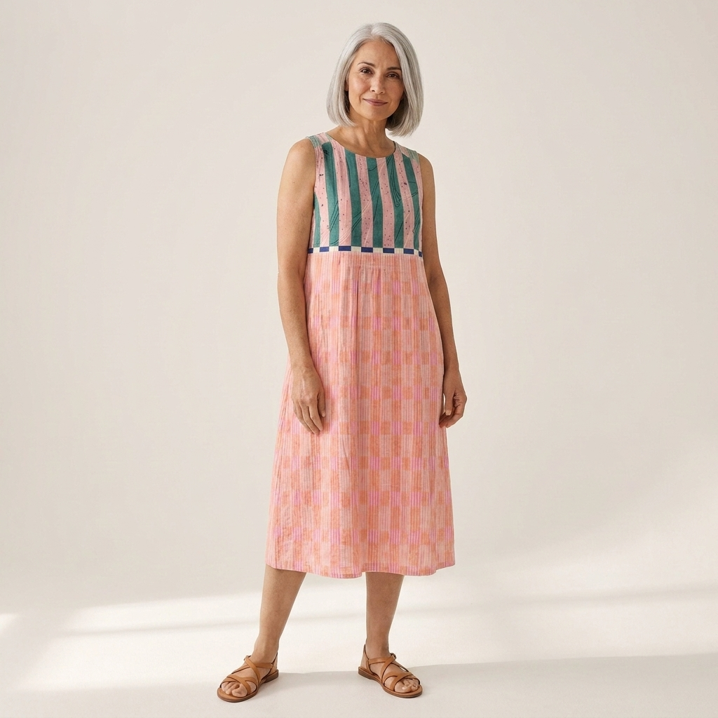 Lily - Mouwloze midi-jurk - afbeelding 2