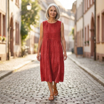 Martina - Mouwloze midi-jurk - afbeelding 5