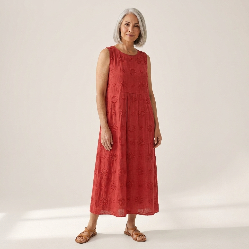 Martina - Mouwloze midi-jurk - afbeelding 2
