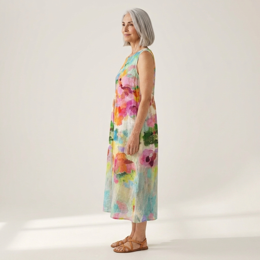 Mirte - Mouwloze midi-jurk - afbeelding 3