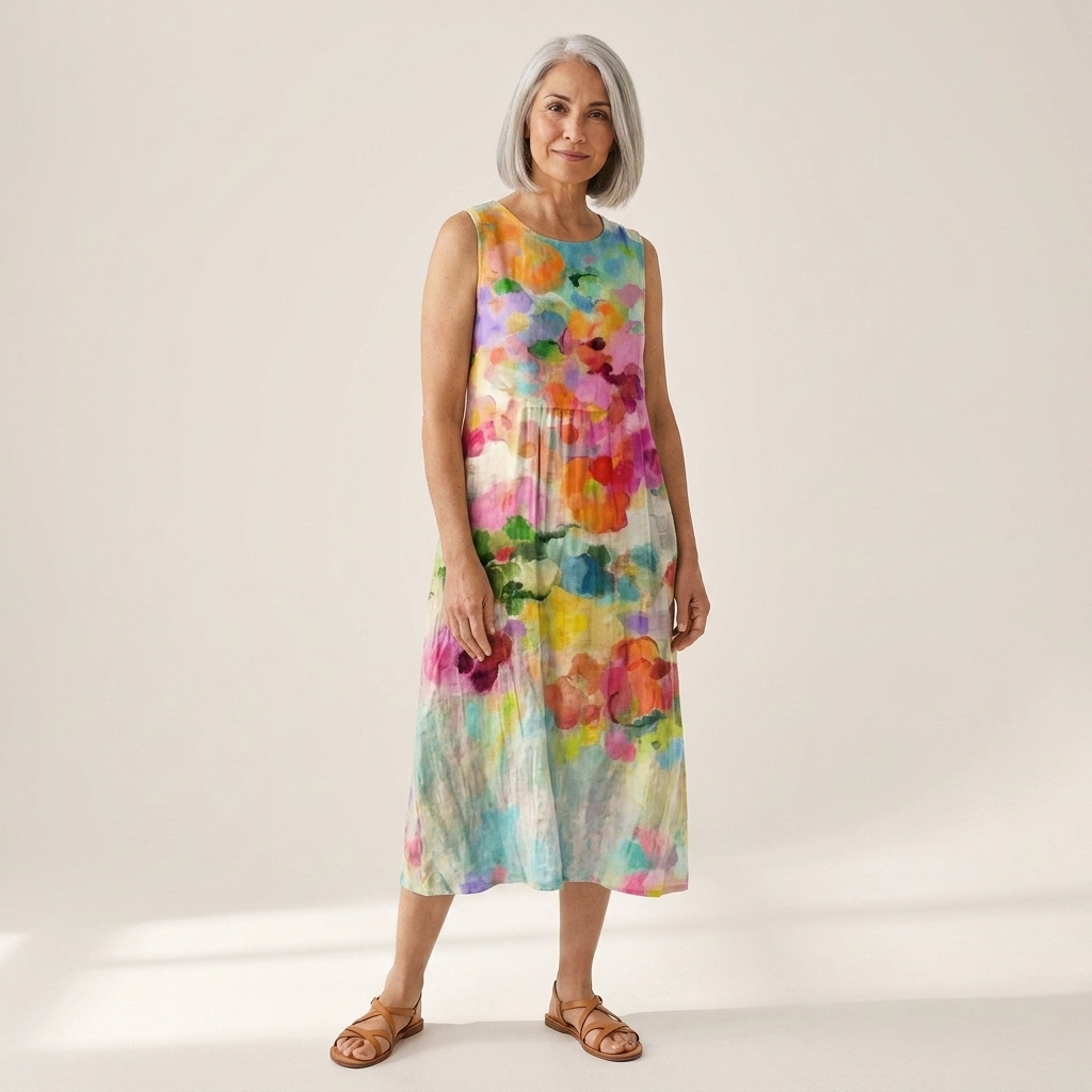 Mirte - Mouwloze midi-jurk - afbeelding 2