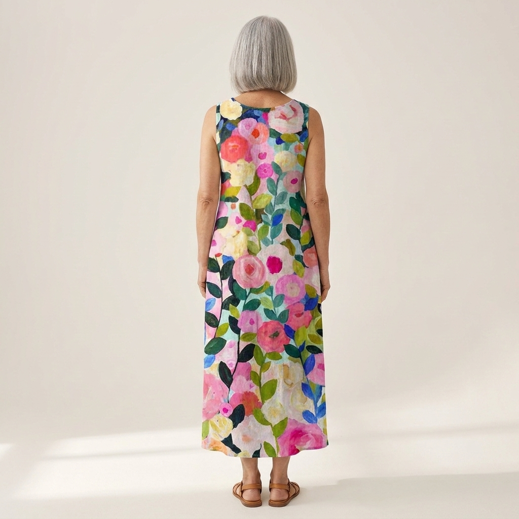 Noa - Mouwloze midi-jurk - afbeelding 4