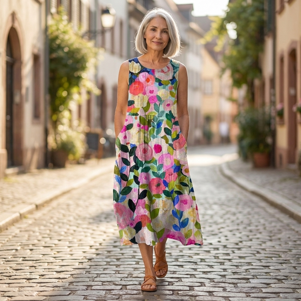Noa - Mouwloze midi-jurk - afbeelding 5