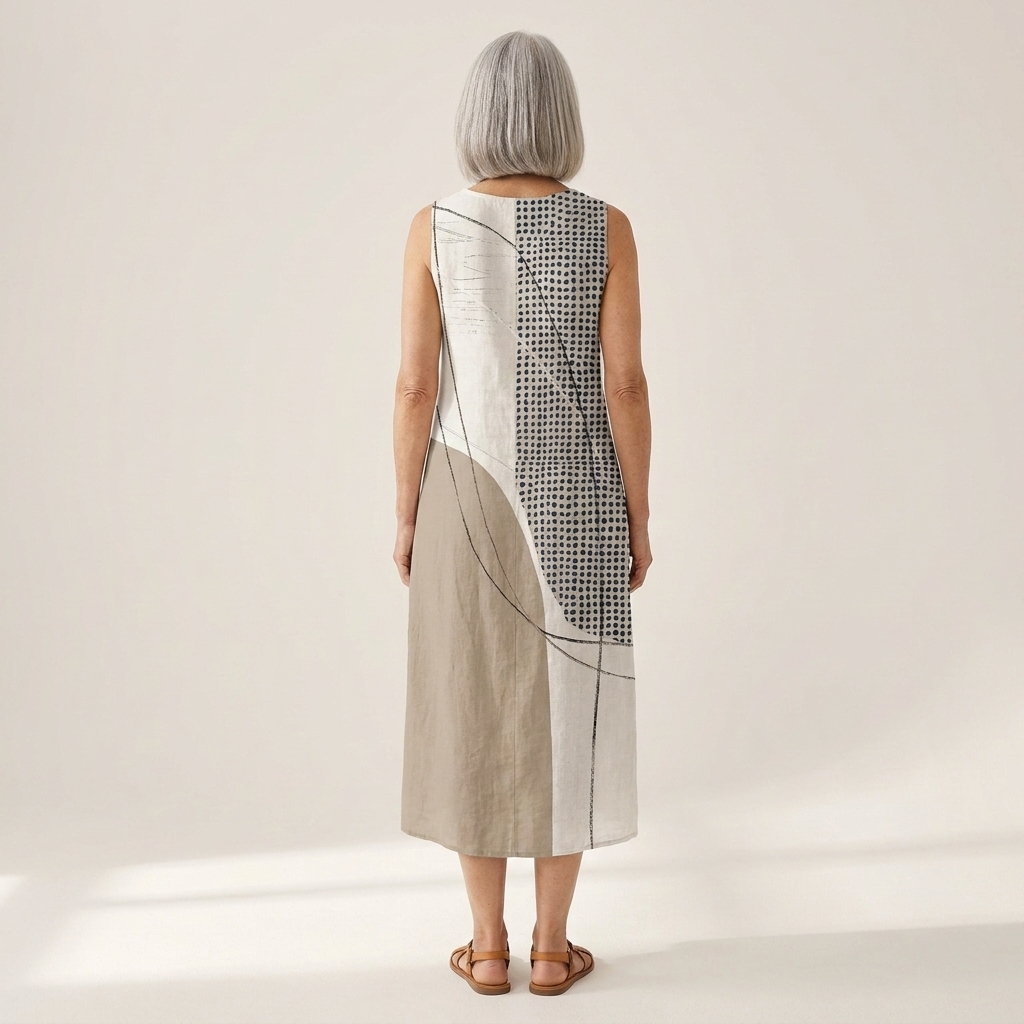 Nova - Mouwloze midi-jurk - afbeelding 4
