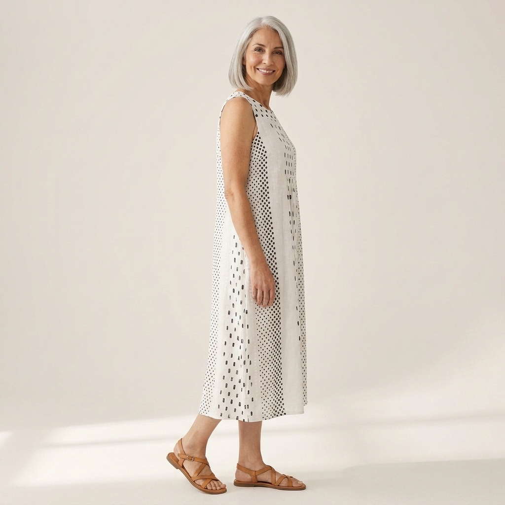 Thea - Mouwloze midi-jurk - afbeelding 3