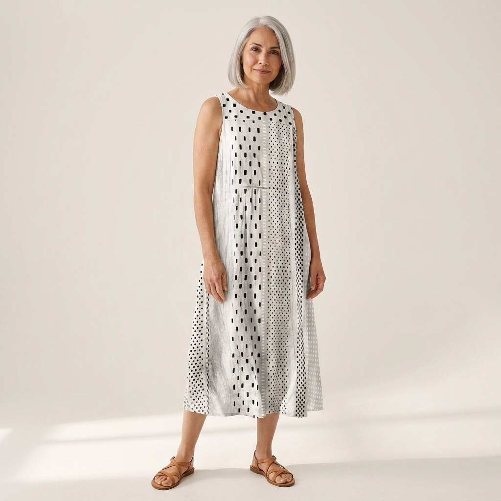 Thea - Mouwloze midi-jurk - afbeelding 2