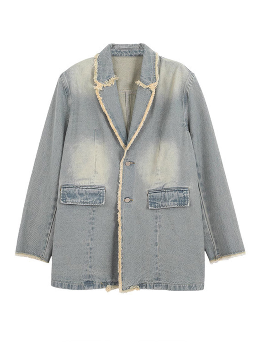 Annemieke - Oversized blazer met onafgewerkte randen - afbeelding 3