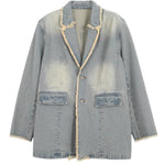 Annemieke - Oversized blazer met onafgewerkte randen - afbeelding 3