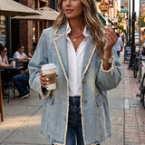 Annemieke - Oversized blazer met onafgewerkte randen - afbeelding 2