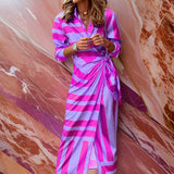 Olivia | Wikkeljurk met print