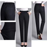 Damesjeans met Zijzakken en Elastische Taille