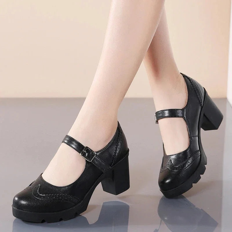 Suze - Elegante leren pumps