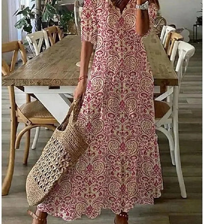 Vera | Elegante bohojurk met bloemenprint